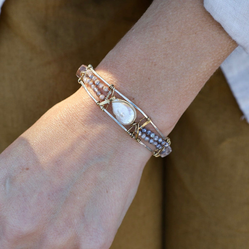 
                      
                        BRC Freshwater Pearl and Moonstone Bracelet
                      
                    