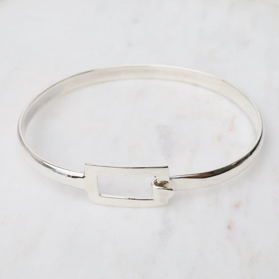 BRC Front Latching Bangle with Rectangle