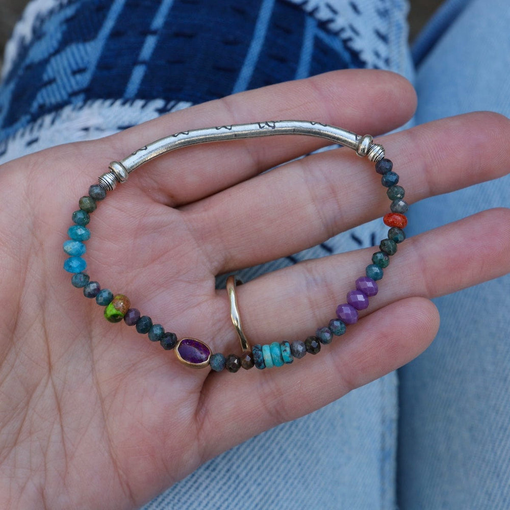 
                  
                    BRC Fuscia & Purple Turquoise  Bracelet
                  
                