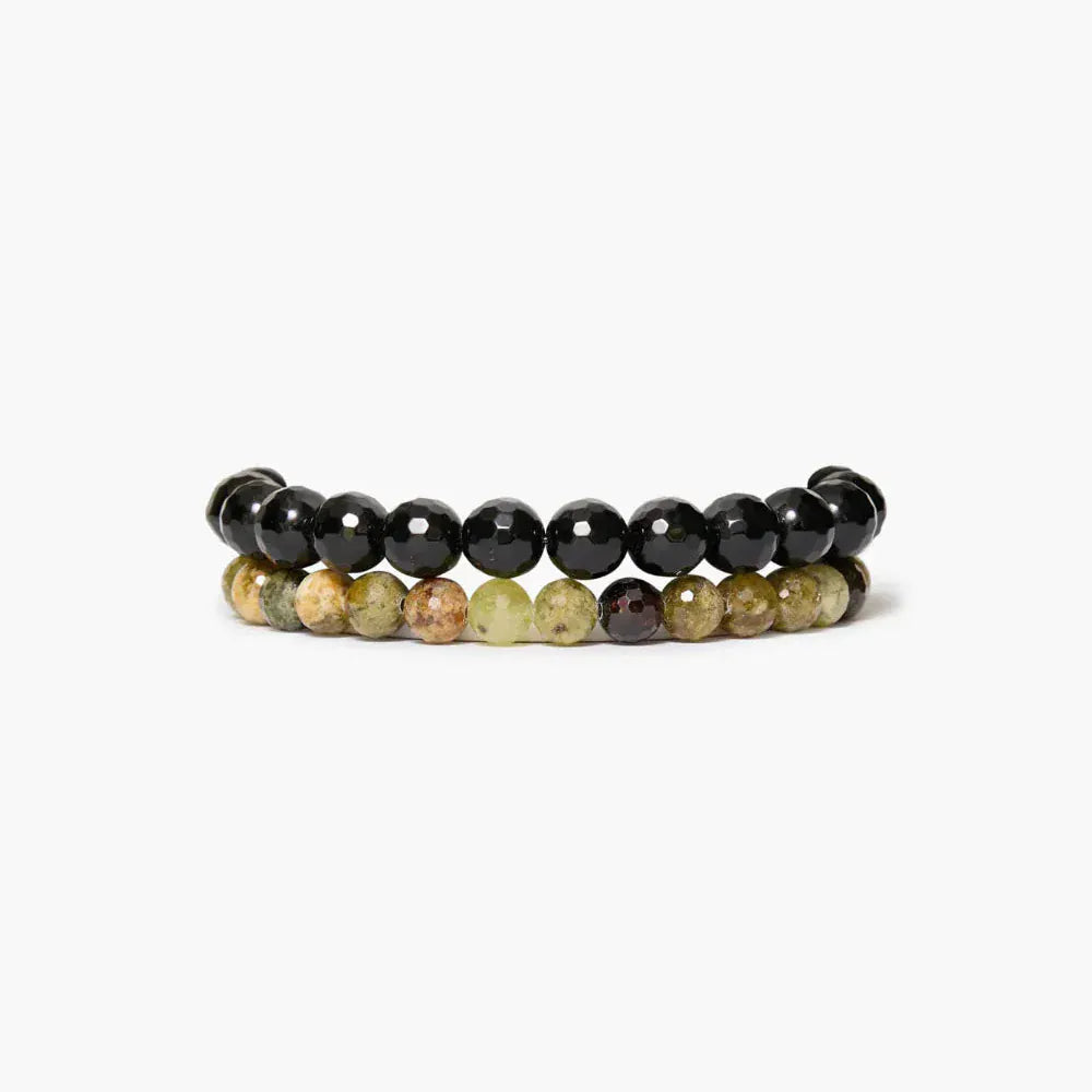 BRC Gaia Bracelet Set Onyx