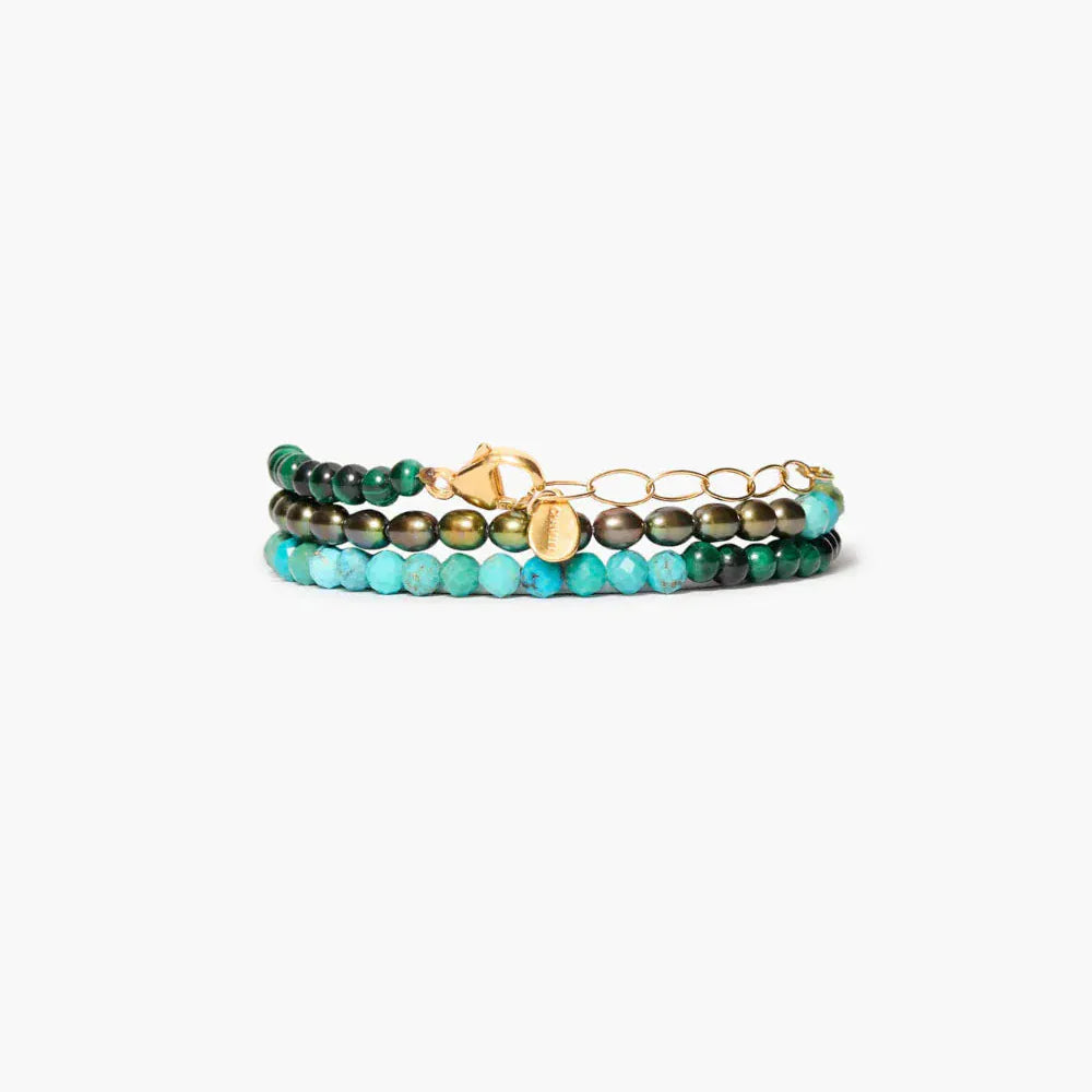 BRC Gaia Naked Wrap Bracelet Turquoise