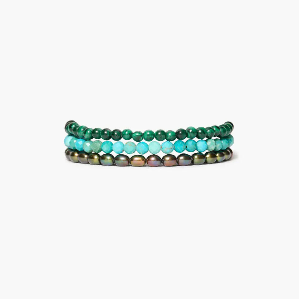 BRC Gaia Naked Wrap Bracelet Turquoise