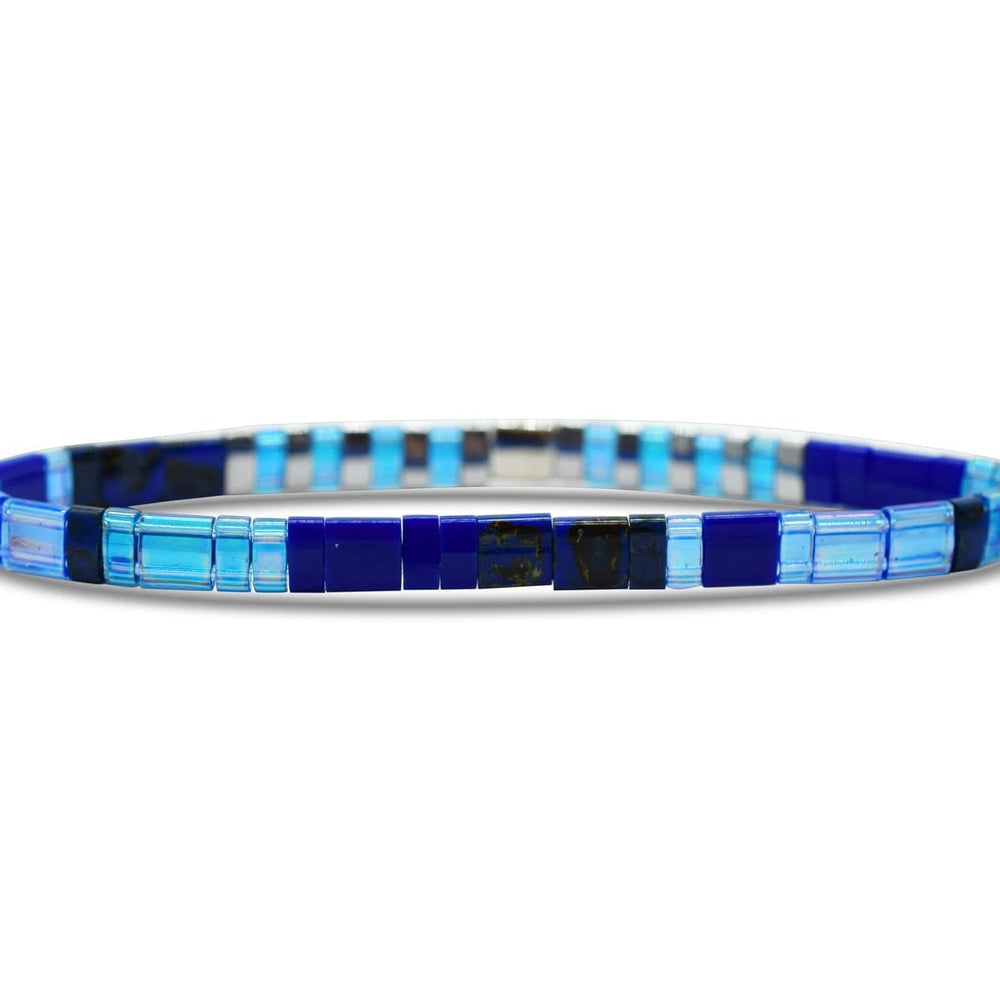 BRC Get Well - Morse Code Tila Beaded Bracelet