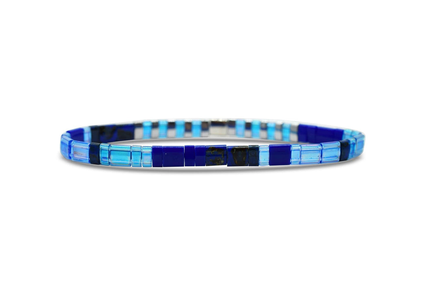 BRC Get Well - Morse Code Tila Beaded Bracelet