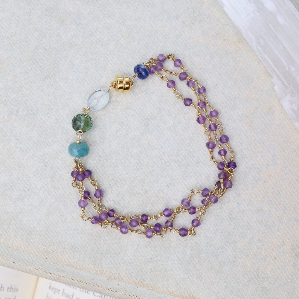 
                  
                    BRC-GF 3 Strand Amethyst Bracelet
                  
                