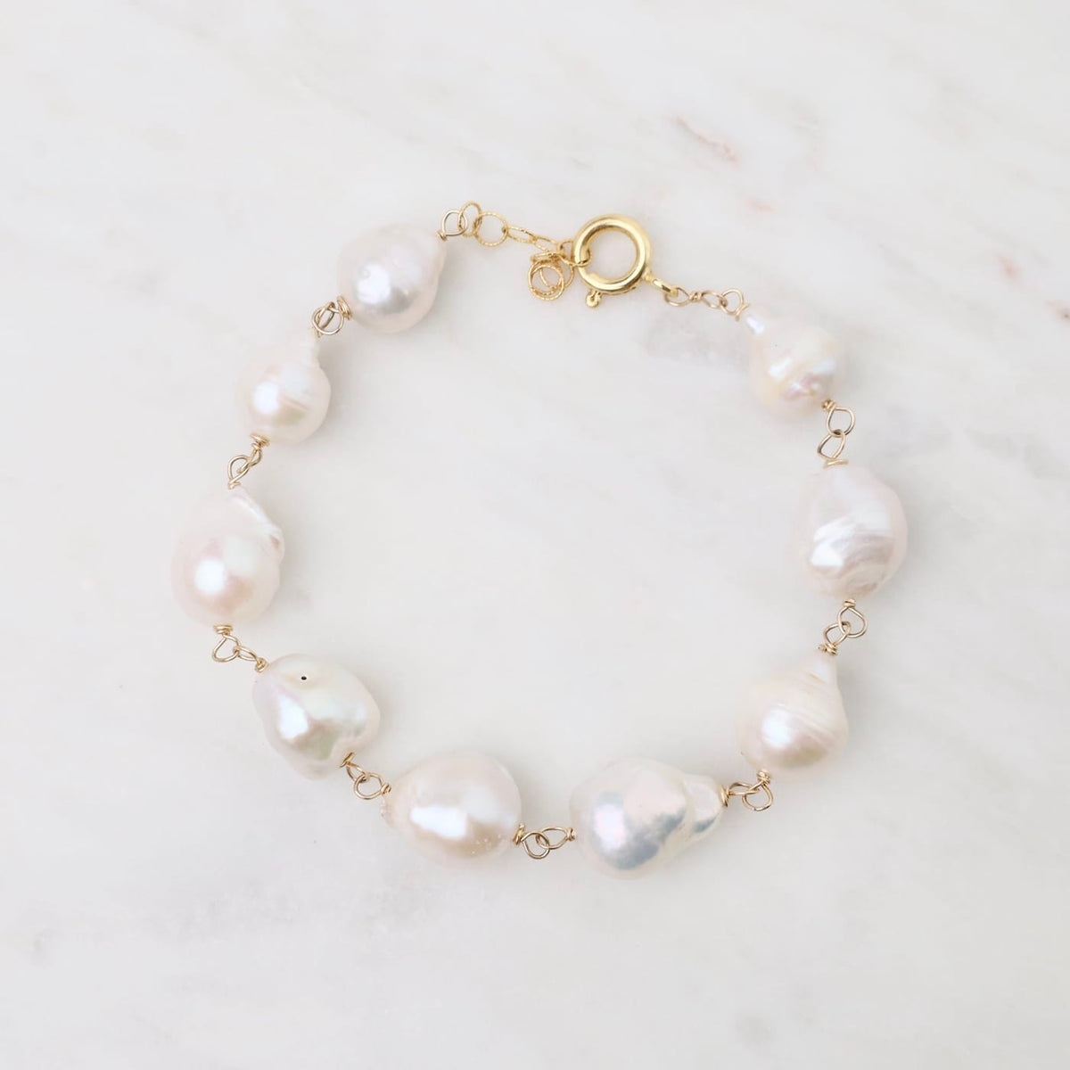 BRC-GF Chunky Baroque Pearl Bracelet
