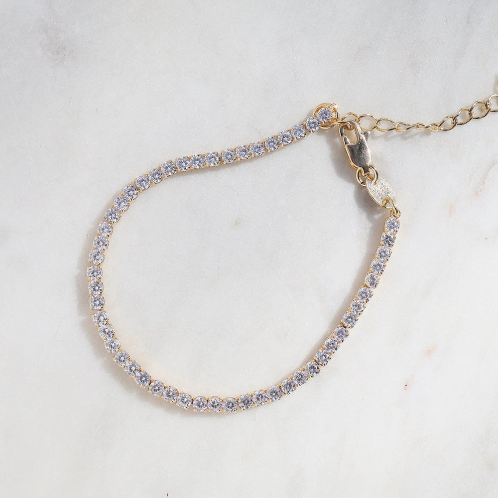 BRC-GF Dainty CZ Tennis Bracelet