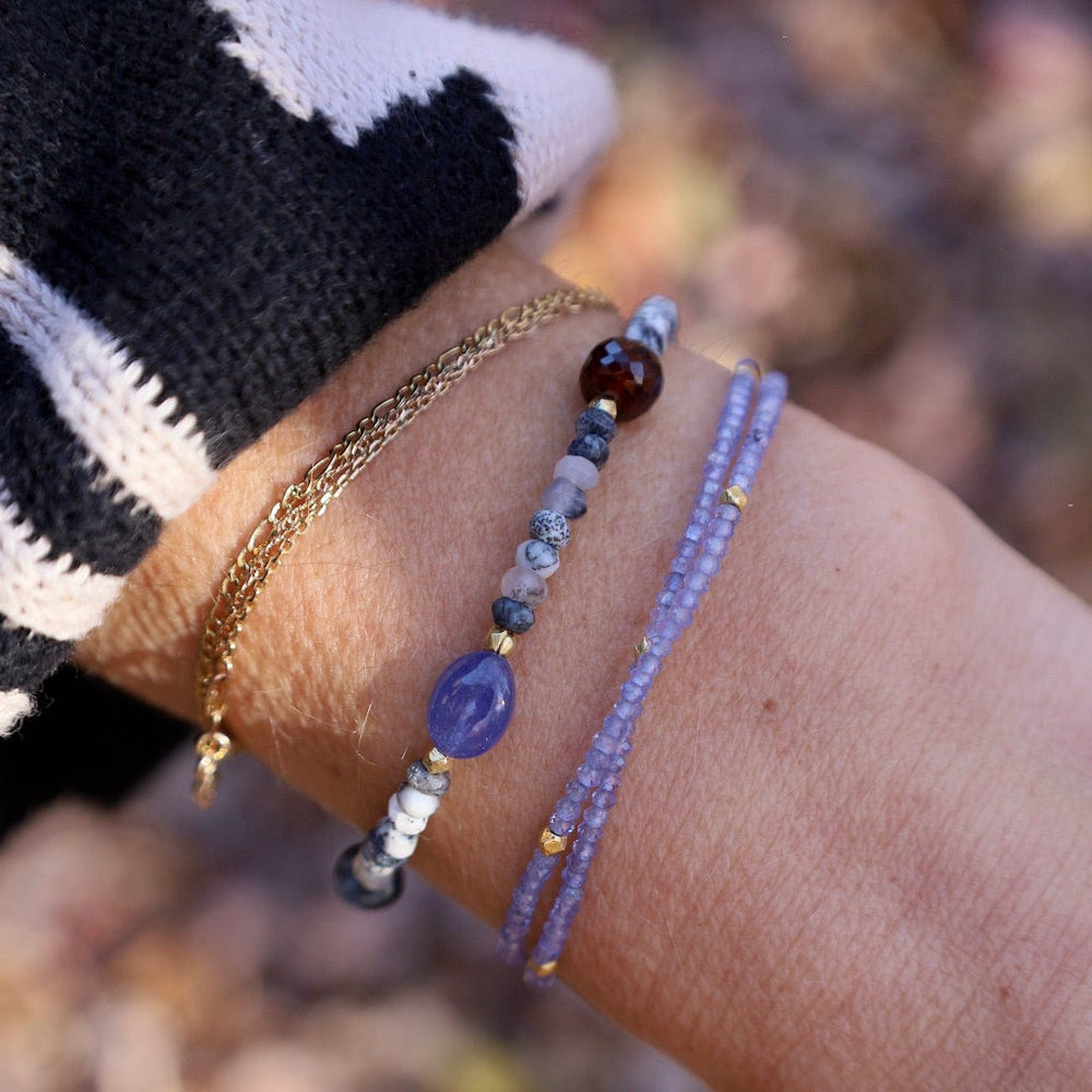 
                  
                    BRC-GF Dendritic Opal & Tanzanite Bracelet
                  
                