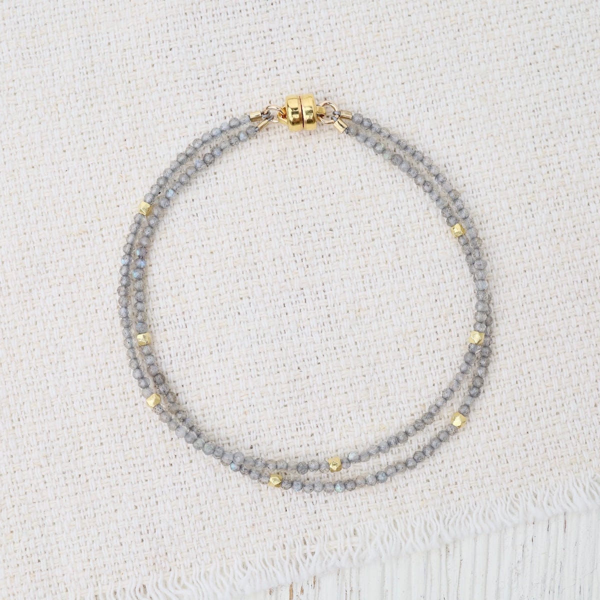 BRC-GF Double Labradorite Bracelet