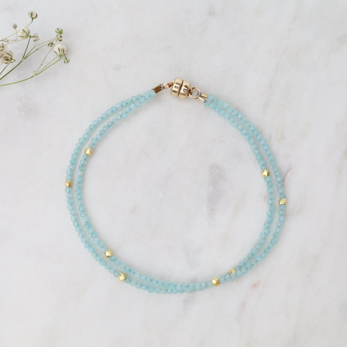 BRC-GF Double Strand Amazonite Bracelet