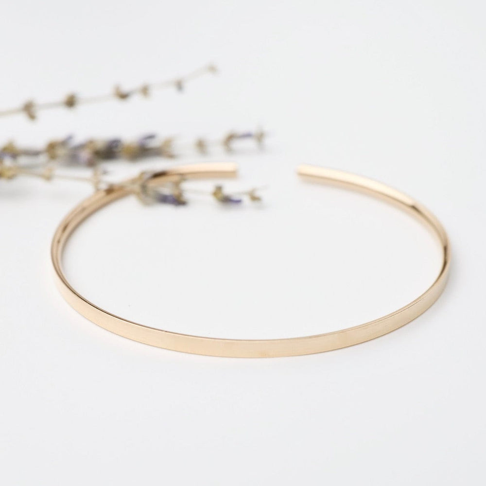 BRC-GF Flat Gold Filled Cuff Bracelet