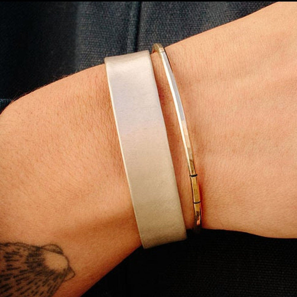 BRC- GF Gold Duality Cuff Bracelet