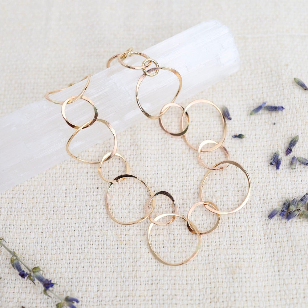 BRC- GF Gold Filled Flat Open Link Bracelet