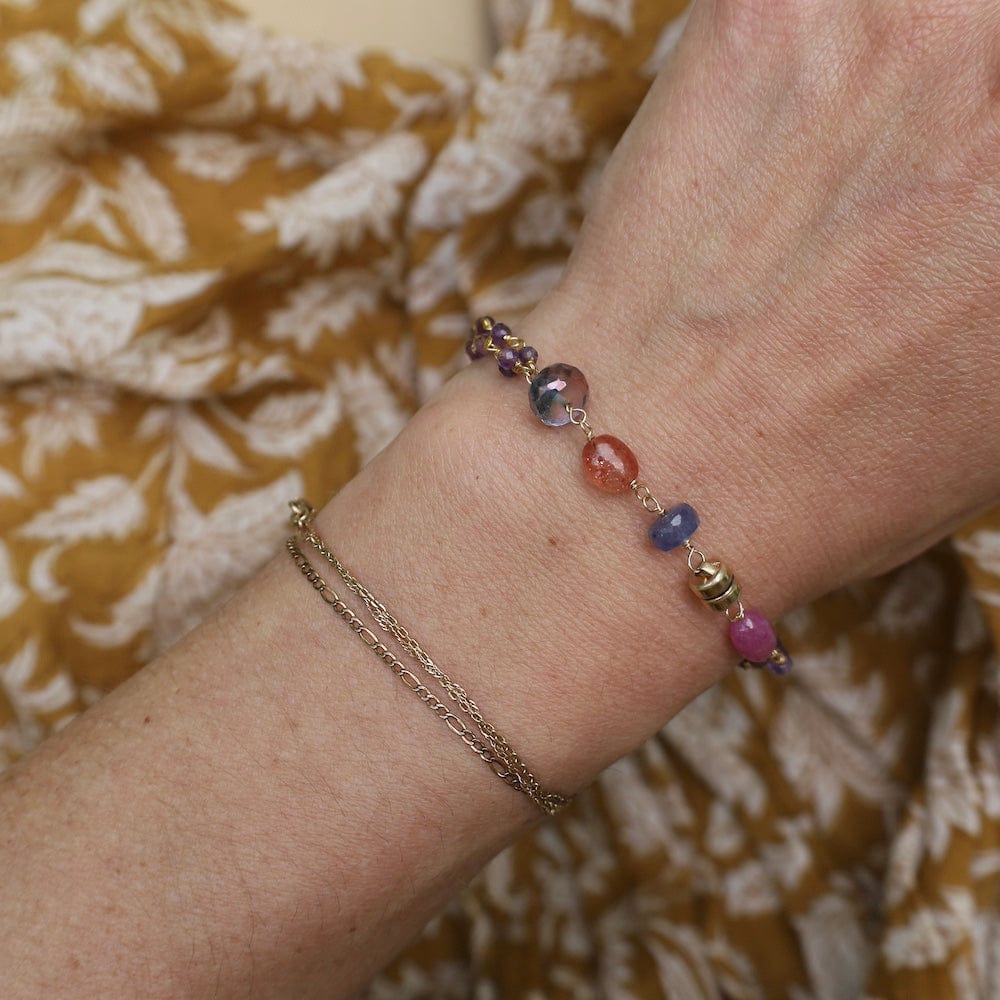 
                      
                        BRC- GF Hand Tied 3 Strand Amethyst Gold Filled Bead Chain
                      
                    