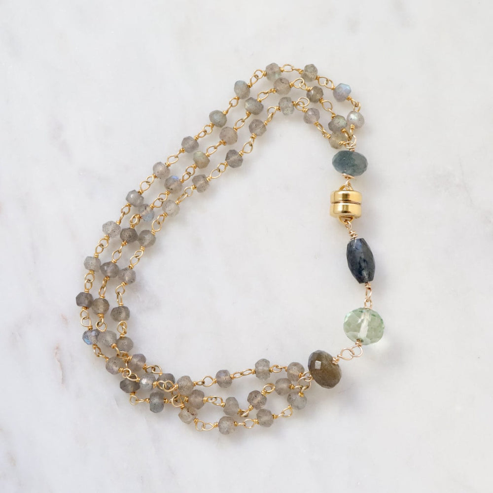 
                  
                    BRC- GF Hand Tied 3 Strand Labradorite Bracelet
                  
                