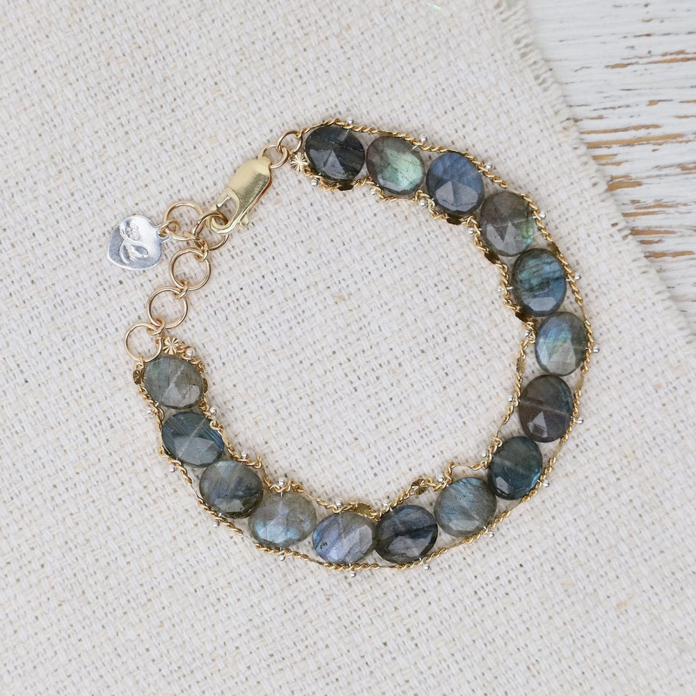 BRC-GF Helix Bracelet - Labradorite