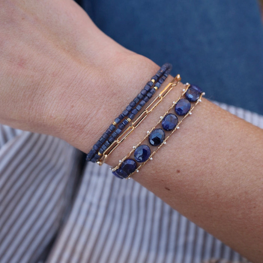 
                  
                    BRC-GF Helix Bracelet with Blue Sapphire
                  
                