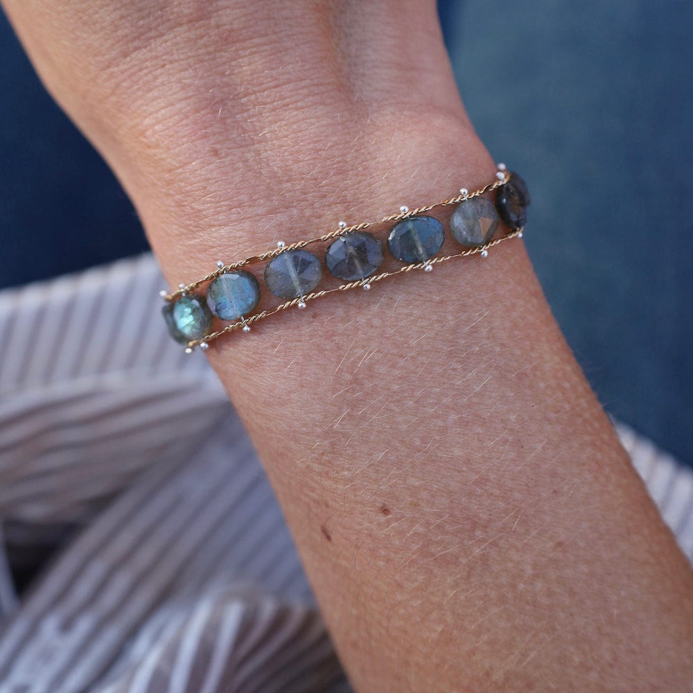 
                  
                    BRC-GF Helix Bracelet with Labradorite
                  
                