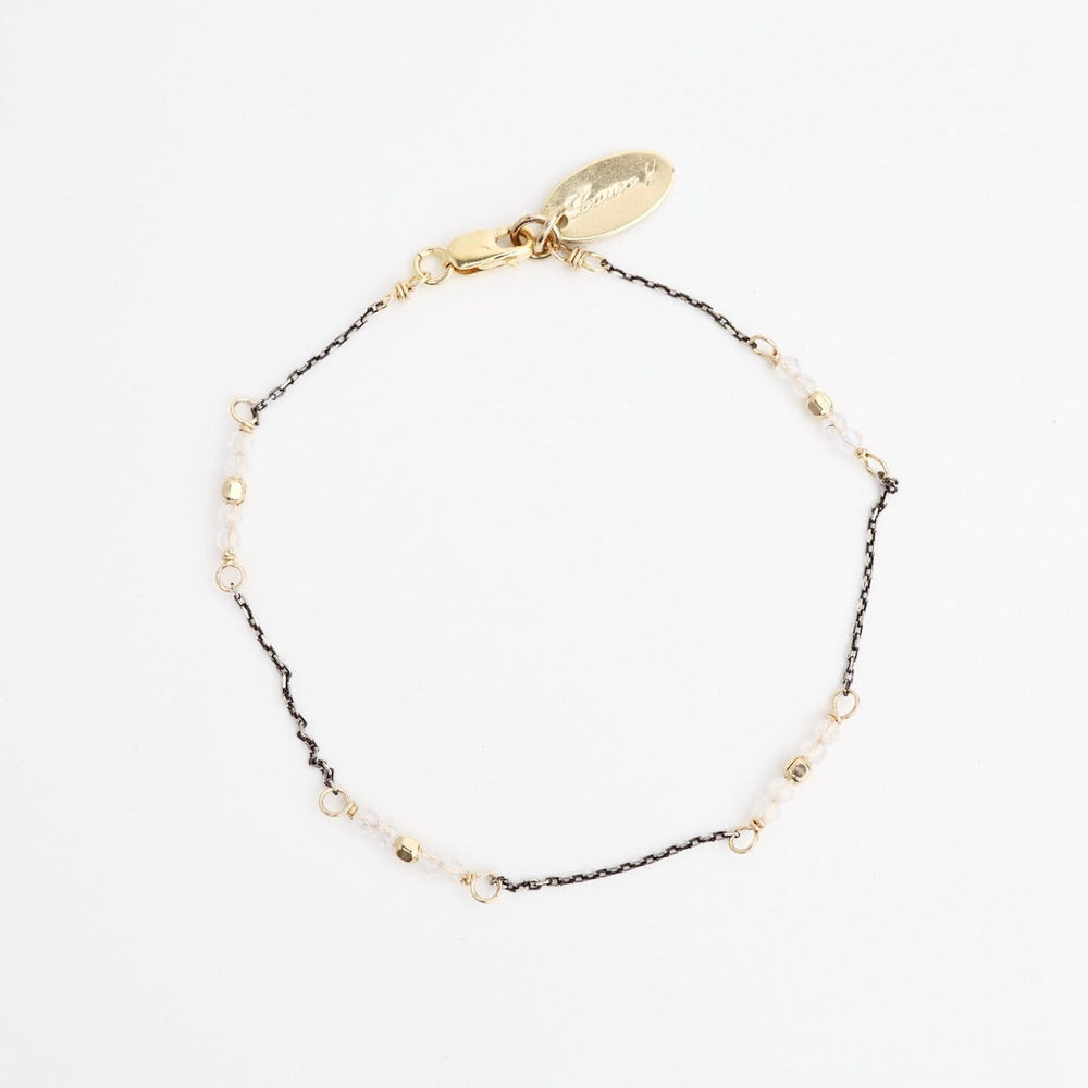 BRC-GF Moonstone Station Bracelet