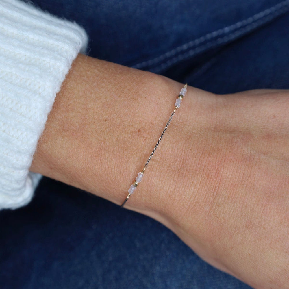 BRC-GF Moonstone Station Bracelet