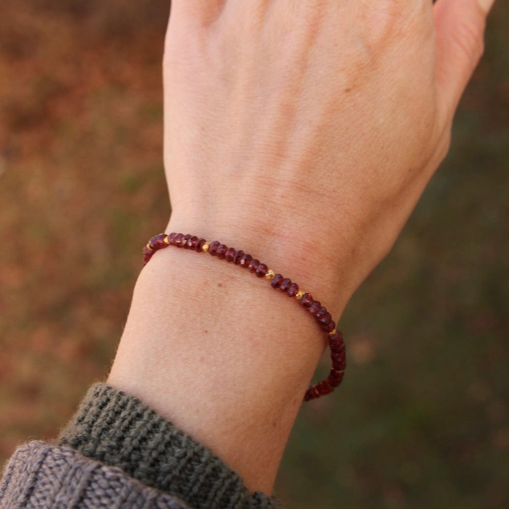 
                      
                        BRC-GF Single Red Garnet Strand Bracelet
                      
                    