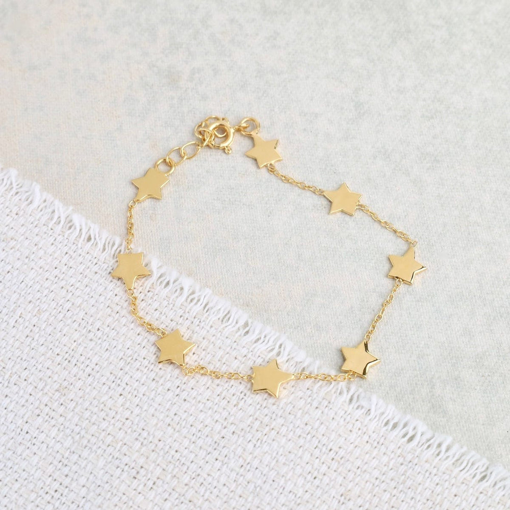 BRC-GF Starry Starry Bracelet in Gold Fill