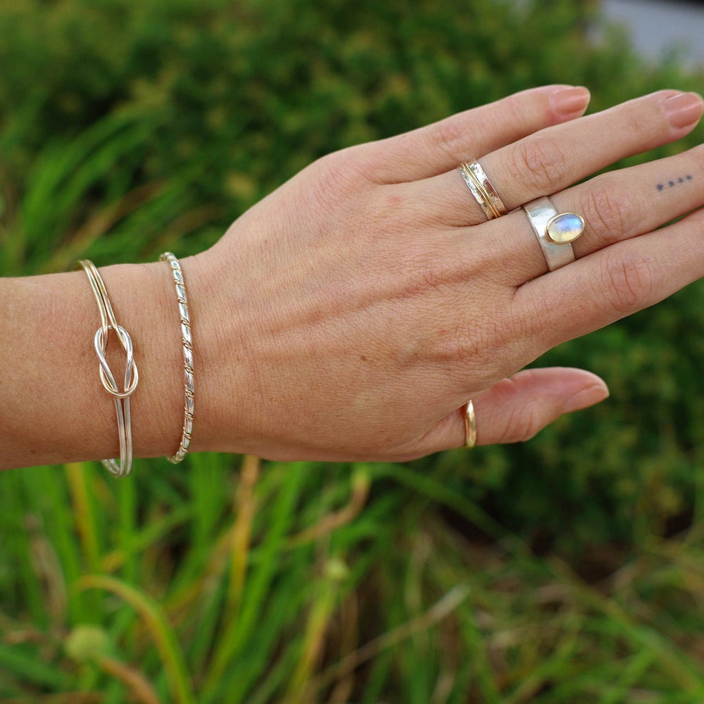 
                  
                    BRC-GF Sterling Silver and Gold Filled Love Knot Bracelet
                  
                