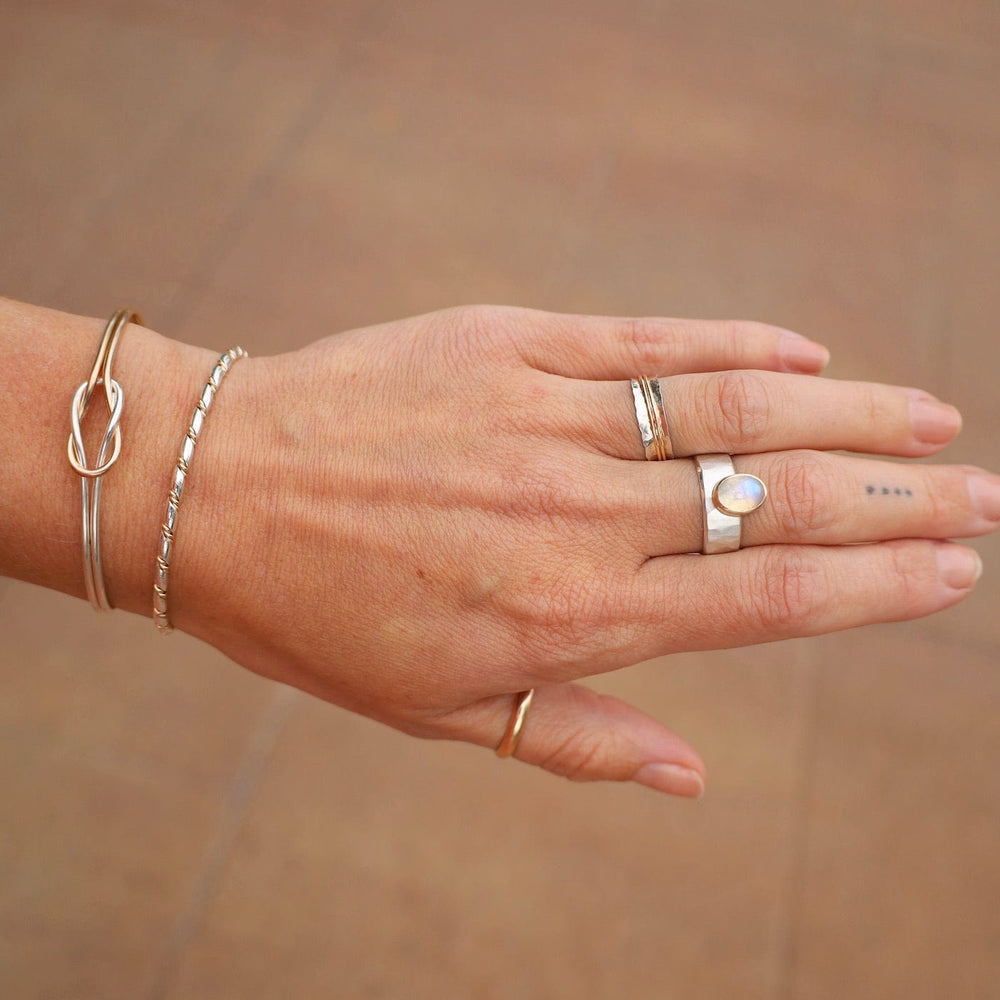 
                  
                    BRC-GF Sterling Silver and Gold Filled Love Knot Bracelet
                  
                