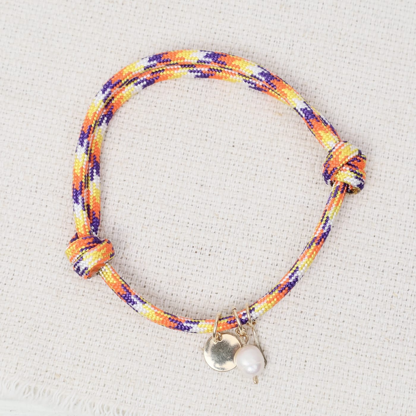 BRC- GF Sunset Paracord Charm Bracelet
