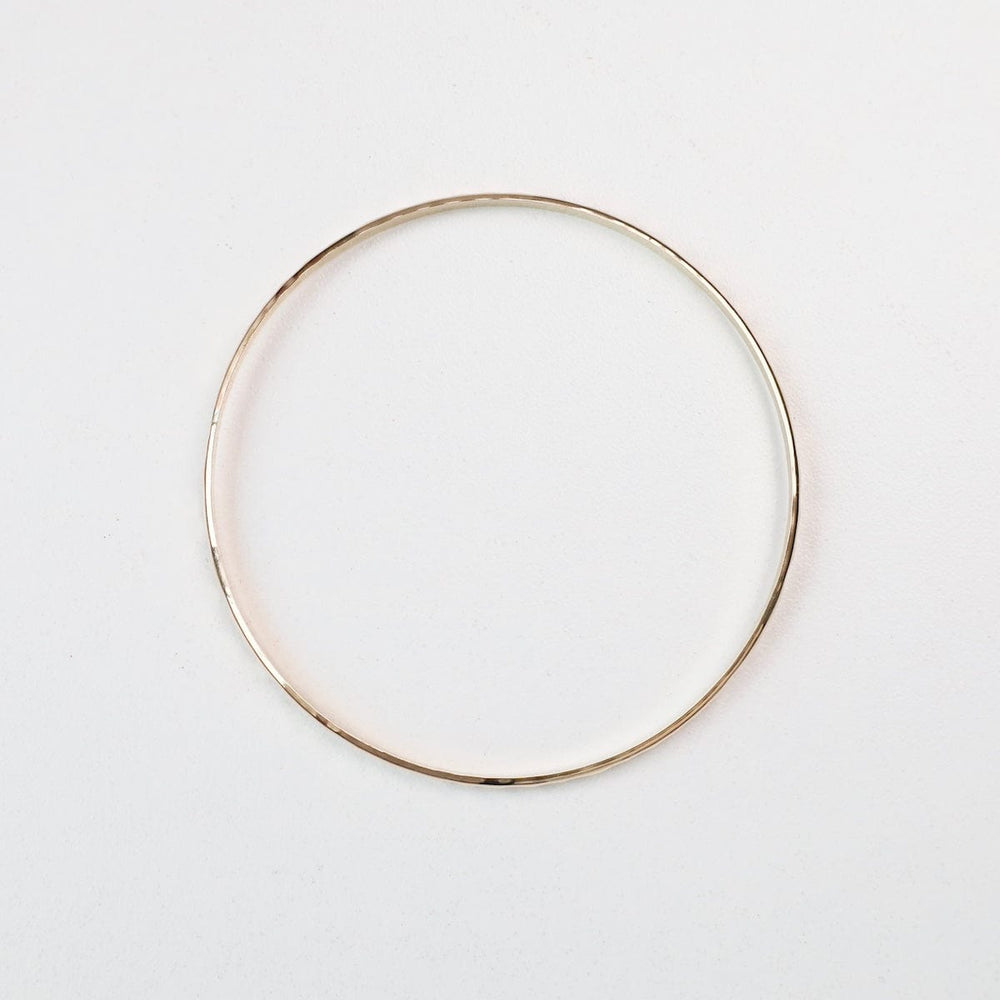 
                  
                    BRC-GF Thin Hammered Gold Filled Bangle Bracelet
                  
                