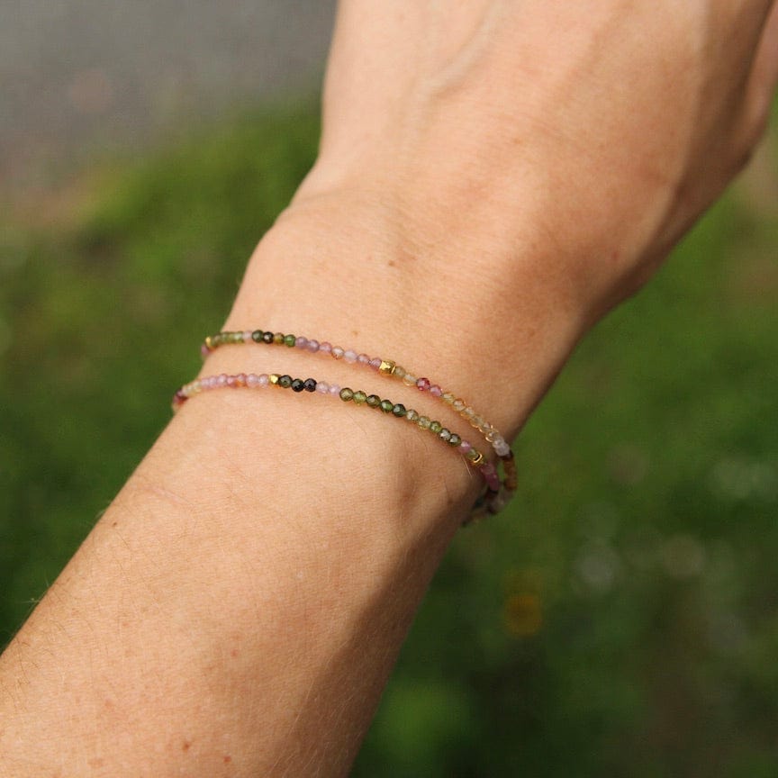 
                      
                        BRC-GF Two Rainbow Tourmaline Bracelet
                      
                    