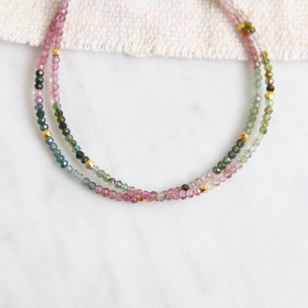 
                      
                        BRC-GF Two Rainbow Tourmaline Bracelet
                      
                    