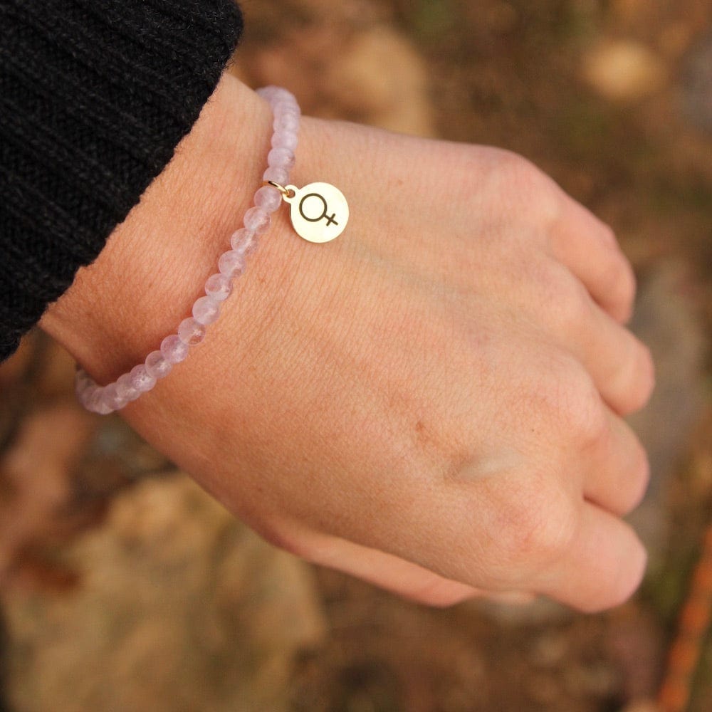 BRC Girl Power ~ Stretchy Lilac Amethyst Bracelet