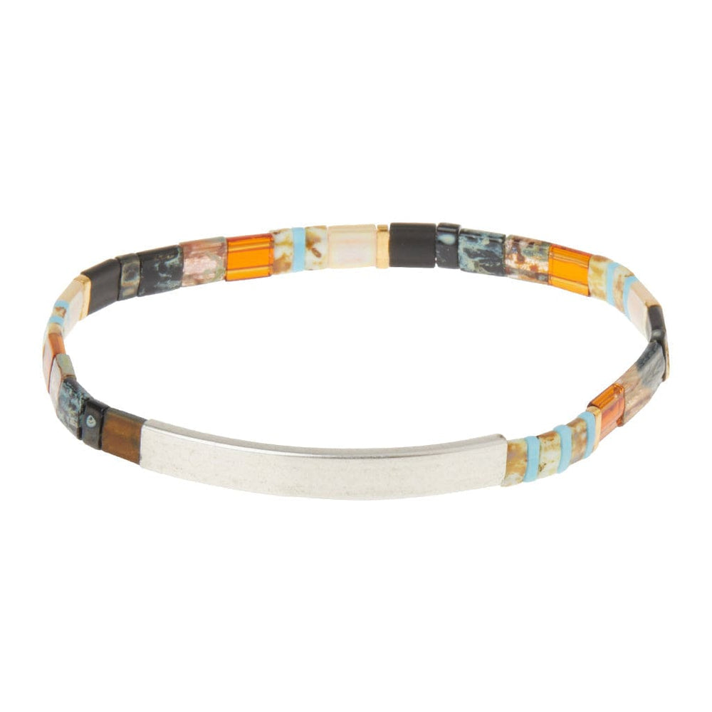 
                      
                        BRC Good Karma Miyuki Bracelet | Gratitude - Earth/Sky Silver
                      
                    