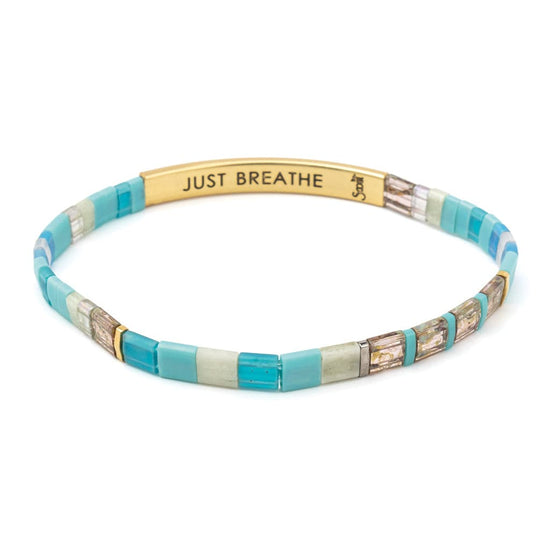 BRC Good Karma Miyuki Bracelet | Just Breathe - Tonal