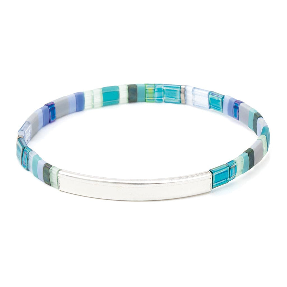 
                  
                    BRC Good Karma Miyuki Bracelet |  Just Breathe - Turquoise/Green/Silver
                  
                