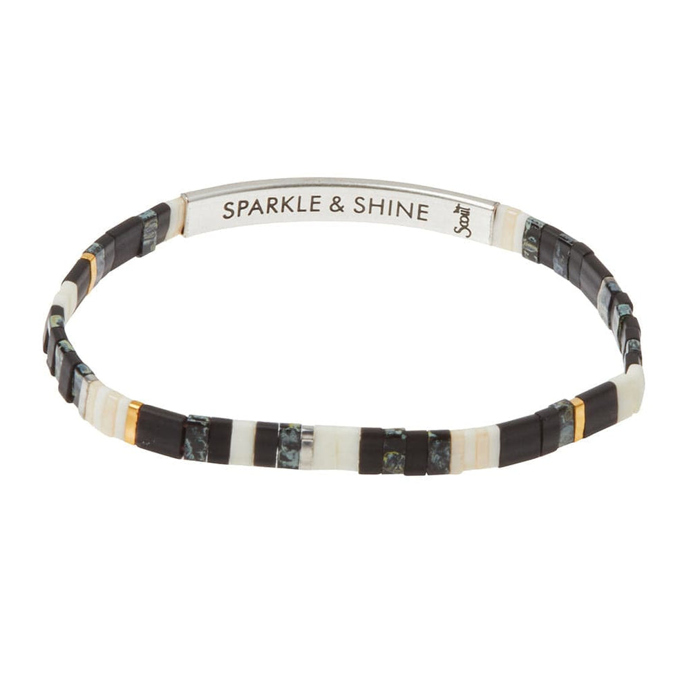 
                      
                        BRC Good Karma Miyuki Bracelet | Sparkle & Shine - Raven/Silver
                      
                    