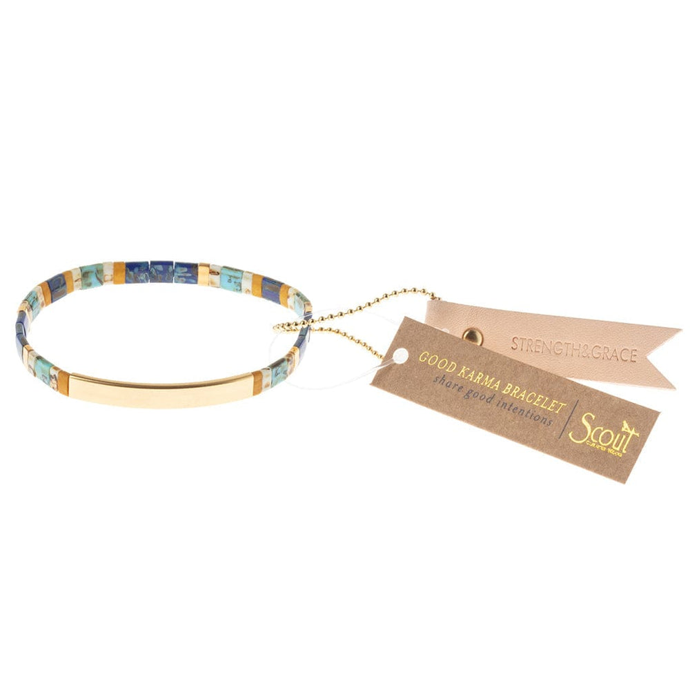 
                      
                        BRC Good Karma Miyuki Bracelet | Strength & Grace - Indigo/Gold
                      
                    