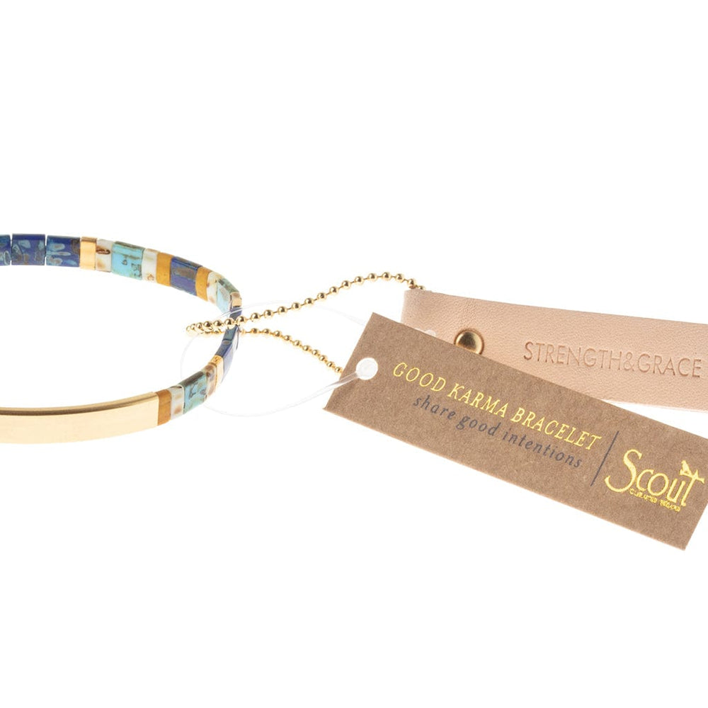 
                      
                        BRC Good Karma Miyuki Bracelet | Strength & Grace - Indigo/Gold
                      
                    