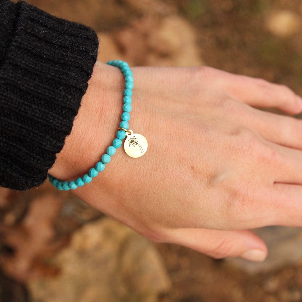 
                      
                        BRC Good Vibes ~ Stretchy Turquoise Bracelet
                      
                    