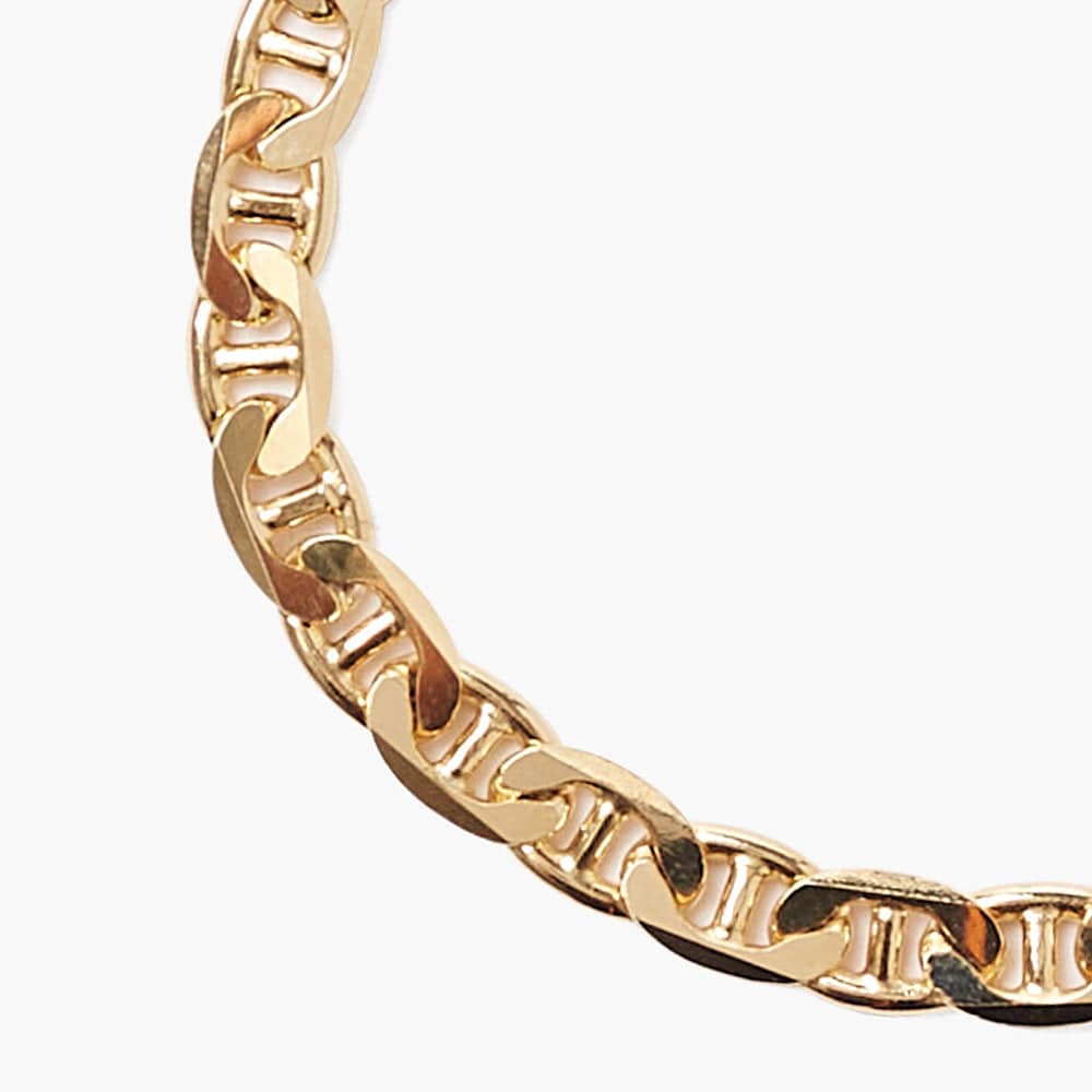 BRC-GPL 18k gold plated sterling silver bracelet featuring