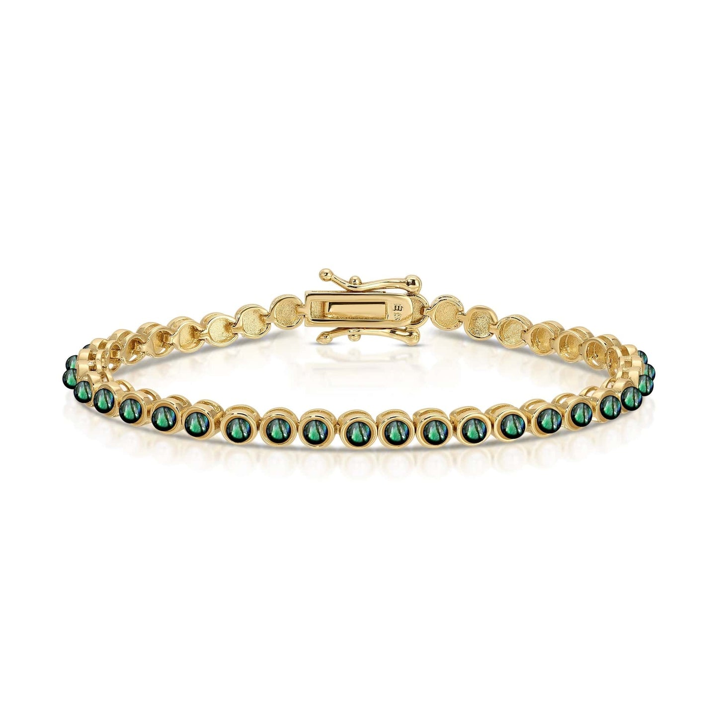 BRC-GPL Abalone Tennis Bracelet