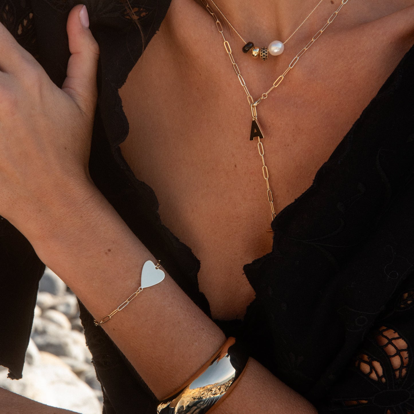 BRC-GPL Amaya Heart Bracelet