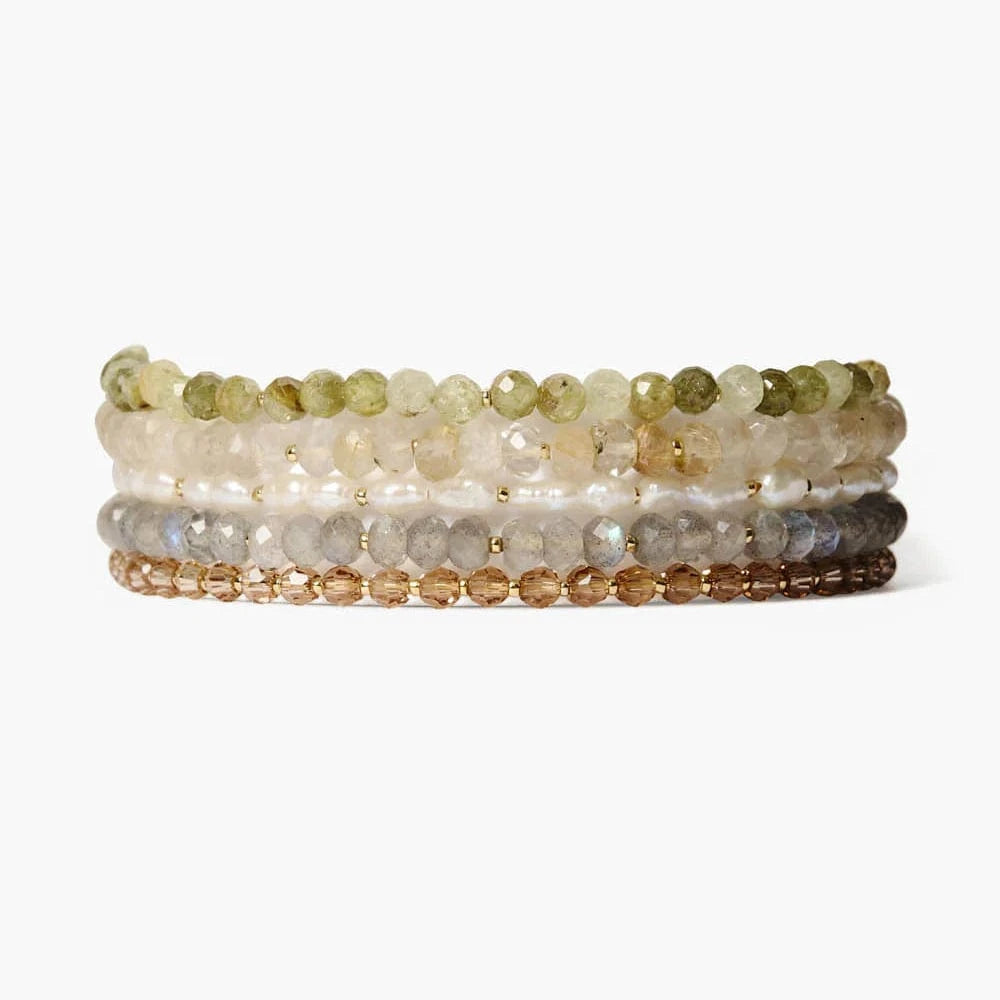 BRC-GPL Campania Naked Wrap Bracelet Natural Mix