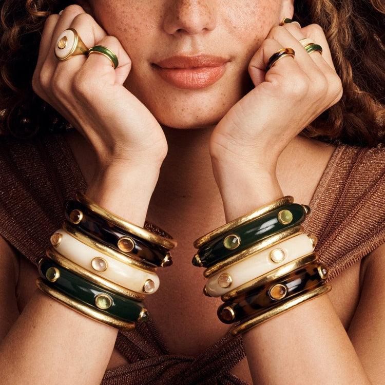 Madison Statement Bangle, Carnaby-Ivory