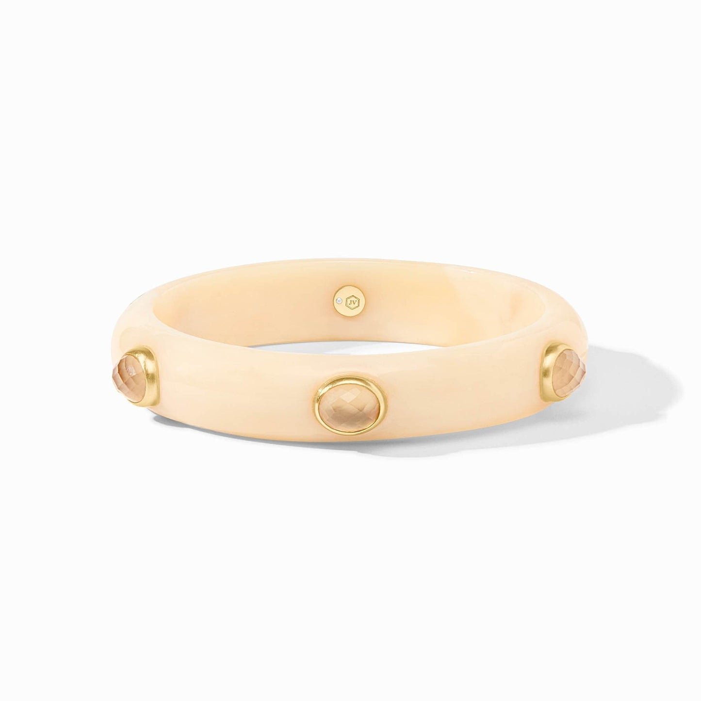 BRC-GPL Carnaby Stone Bangle Ivory