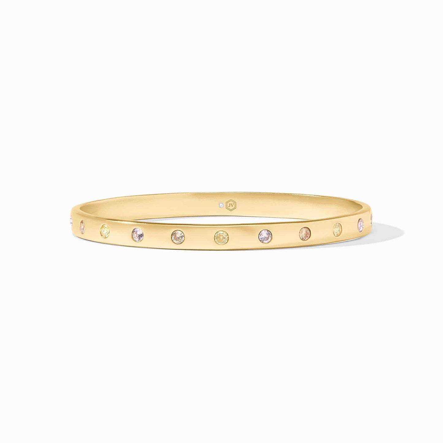 BRC-GPL Champagne Radiance Rainbow Bangle Bracelet
