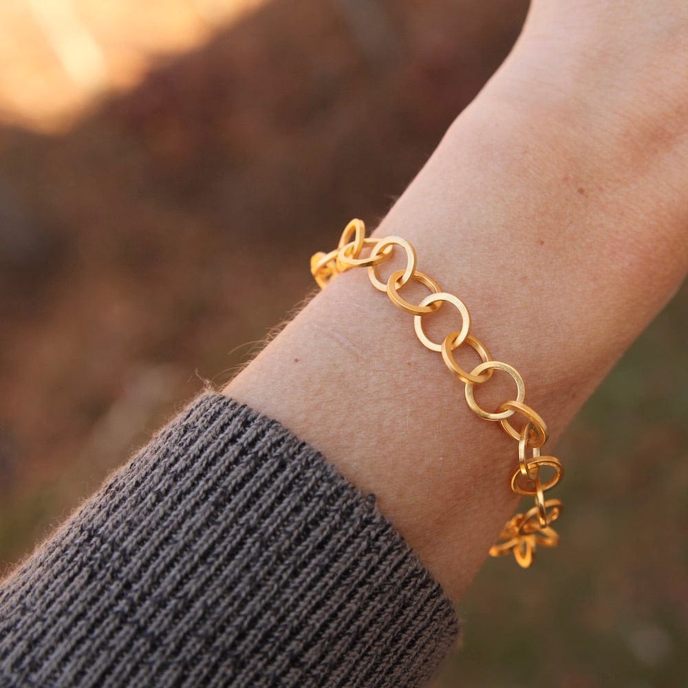 
                      
                        BRC-GPL Circle Link Bracelet - Gold Plated
                      
                    