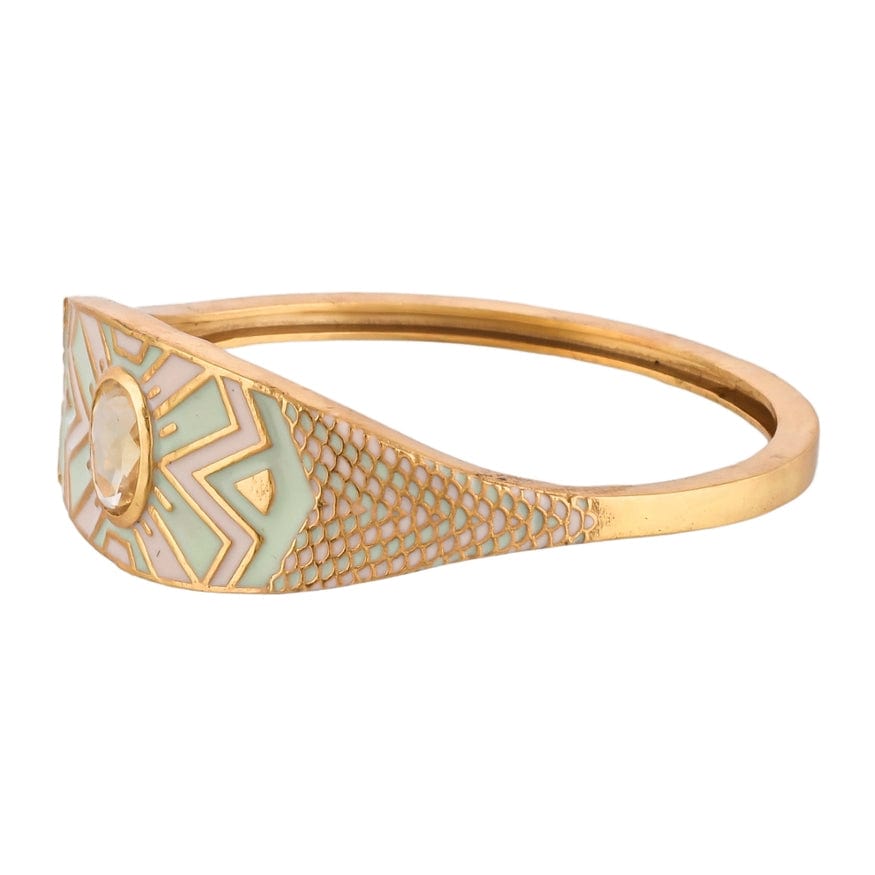 
                  
                    BRC-GPL Citrine Enamel Bangle
                  
                