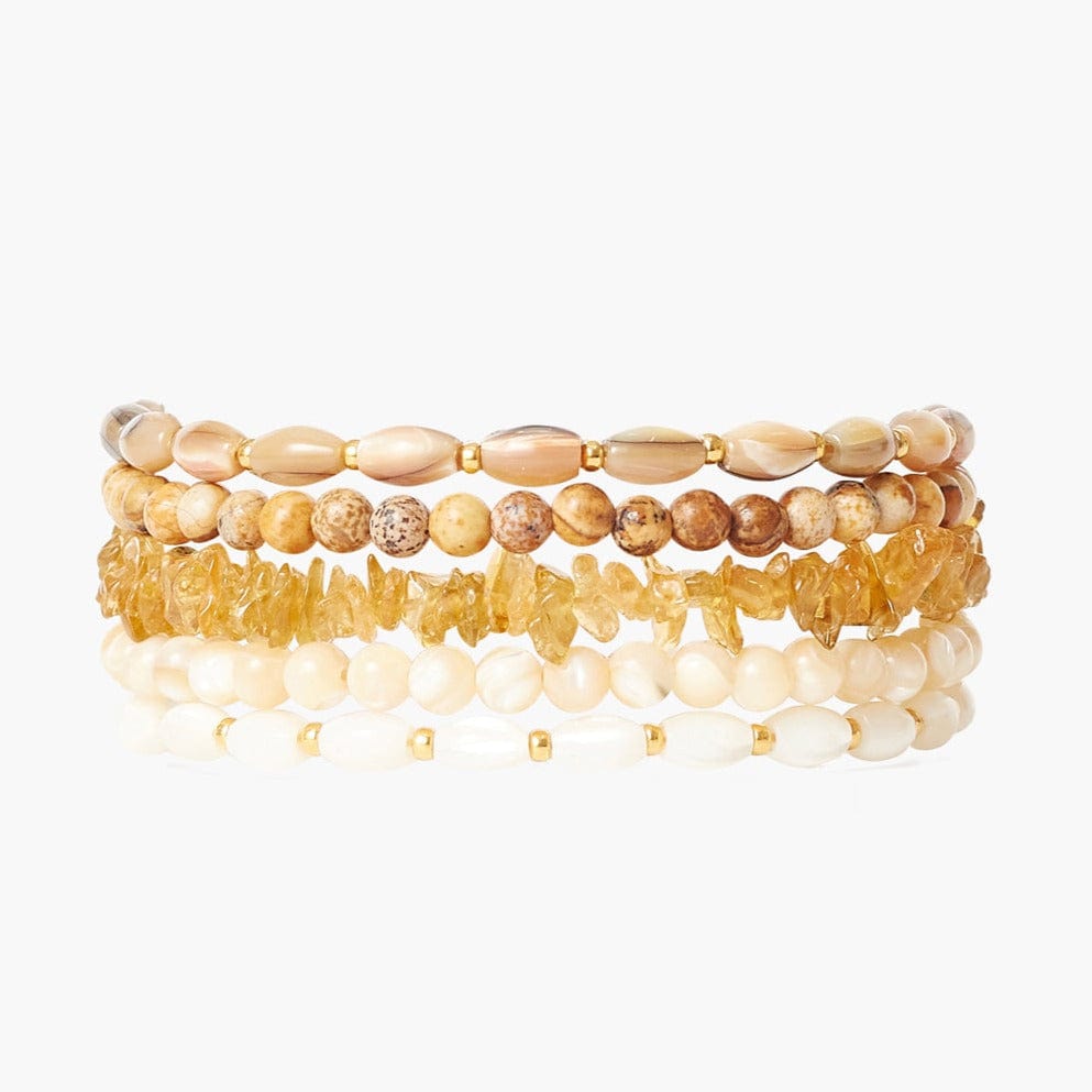 
                      
                        BRC-GPL Citrine Jasper Mix Naked Wrap Bracelet
                      
                    